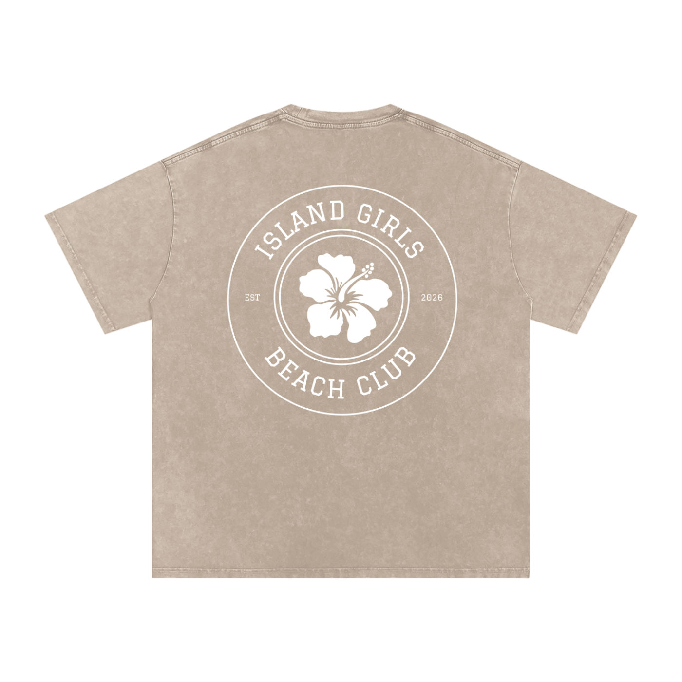 The Heritage Crest Sun Kissed Oversized Cotton T-shirt Adult Unisex