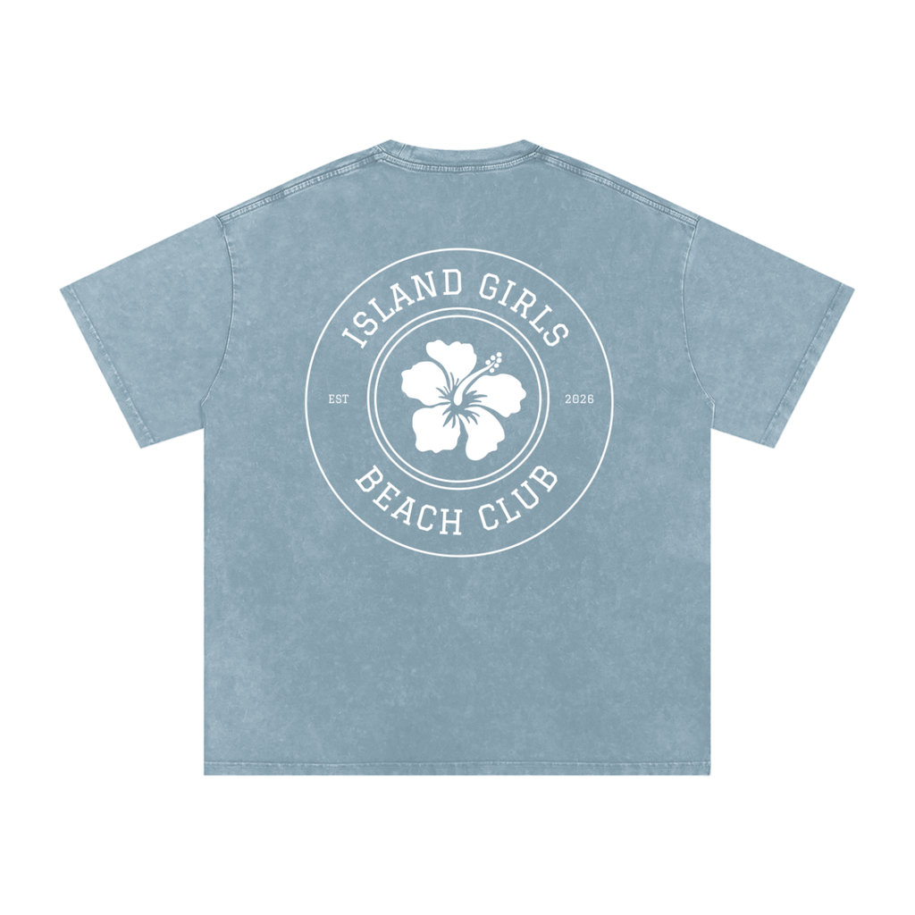 The Heritage Crest Sun Kissed Oversized Cotton T-shirt Adult Unisex