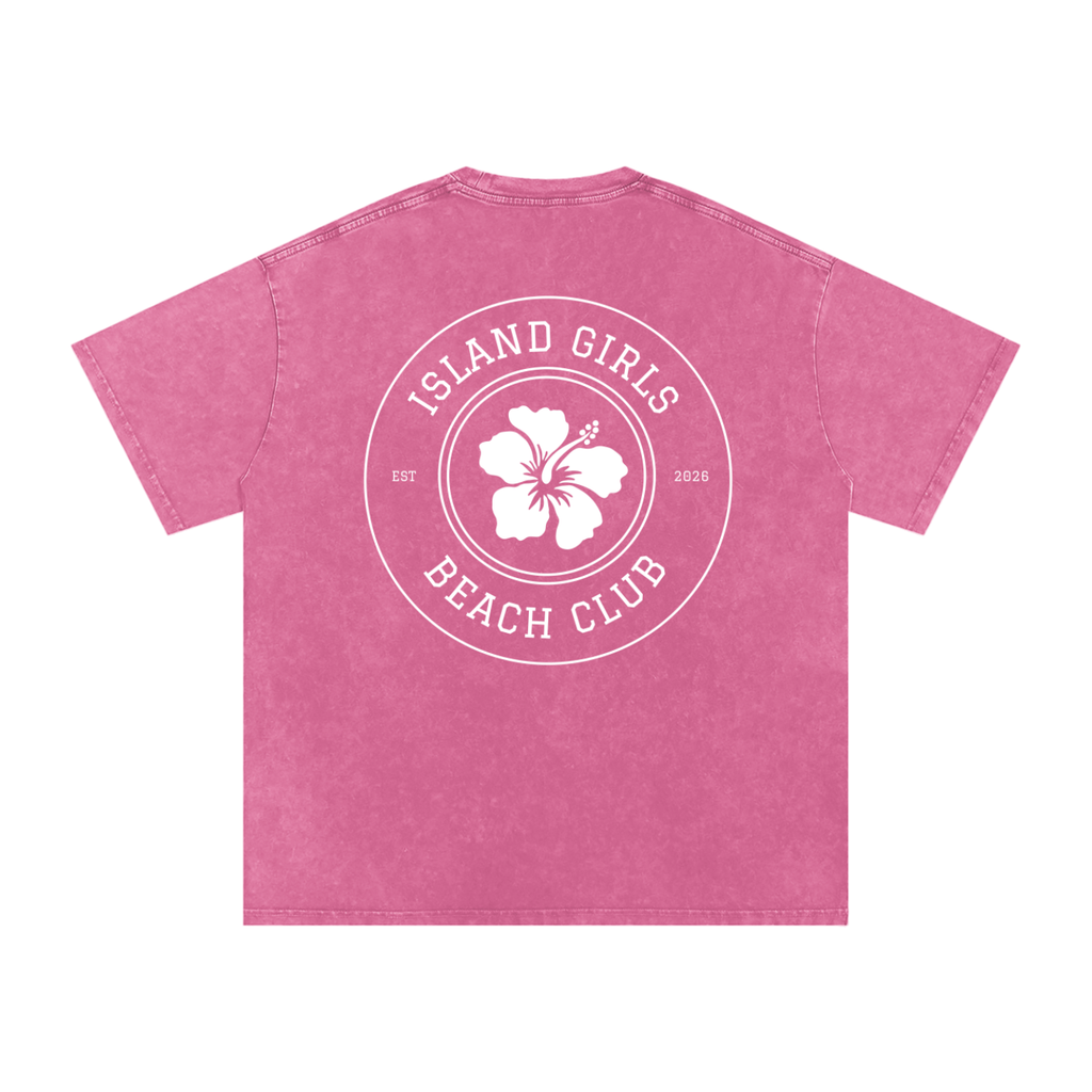 The Heritage Crest Sun Kissed Oversized Cotton T-shirt Adult Unisex